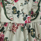 JOYSHOP Baby Girl Clothes Ruffle Long Sleeve Floral Dress Headband 2PCS Set 190149
