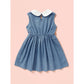 Kids Fashion Girls Clothes Little Girl Dress Sleeveless Letter Print Dress Little Girl Summer Casual Dress Blue YC2004142