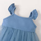 Baby Girls Outfits Straps Pure Color Gauze Romper Dress With Headband 2Pcs Clothes Set 222203159