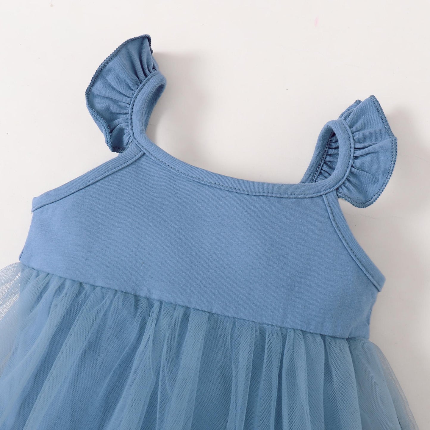 Baby Girls Outfits Straps Pure Color Gauze Romper Dress With Headband 2Pcs Clothes Set 222203159