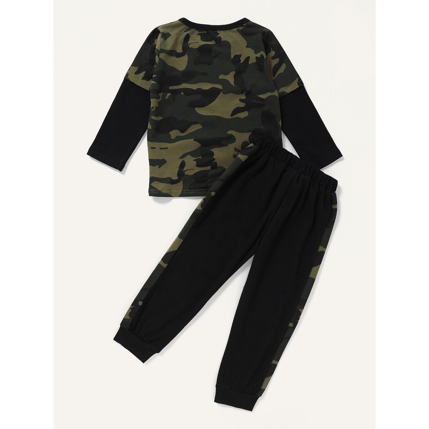 Baby Girl Clothes Baby Girl 2PCS Outfits Camouflage Long Sleeve Round Neckline Tops Pants Set Baby Girl Fall Winter Clothes WL20081384