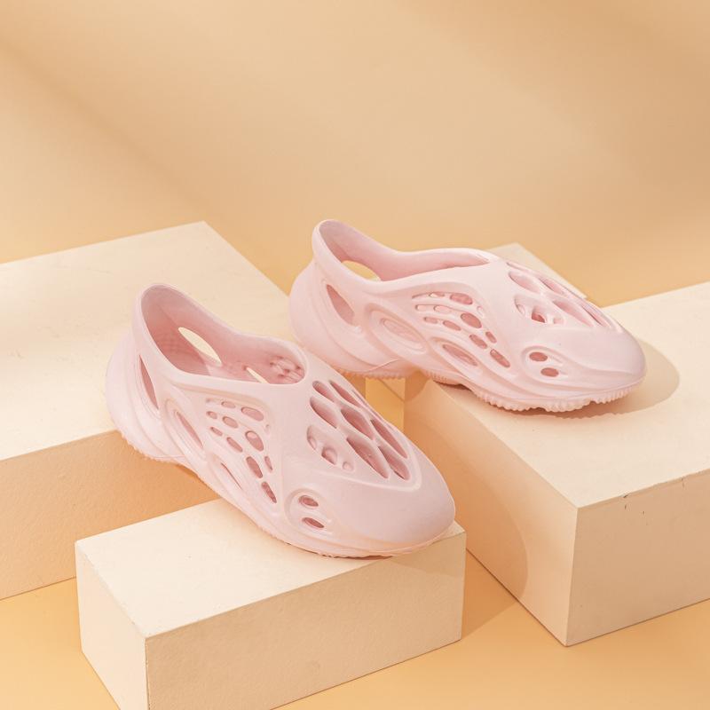 Cross-border Coconut Hole Shoes Sandals Boys And Girls Non-slip Platform Beach Shoes V6