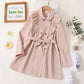 Baby Girls Long Sleeve Dress Litle Girls pink BZS1365