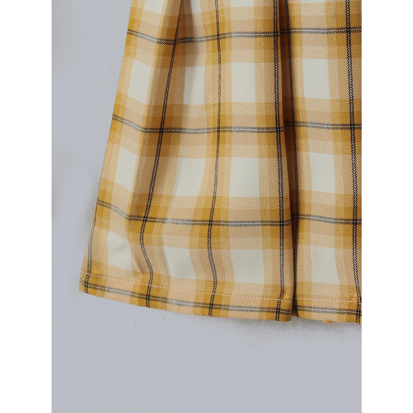 Toddler clothes White Sweater And Plaid Skirt WL20091509