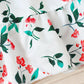 Ready Stock Baby Girls Clothes Straps Bubble Sleeve Floral Print Dress With Headband 2Pcs Summer Set Green 122110007