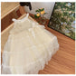 Kids Fashion Girls' Dress Summer Sleeveless Strap Dress Princess Dress White 22X074