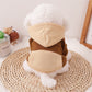 Pet Dog and Cat Clothes Pet Fashion Hoodie with Pockets Brown HA32108006-1