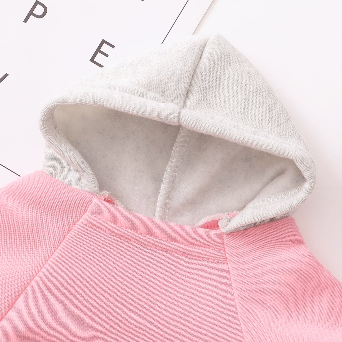 Pet Dog and Cat Clothes Pet Fashion Hoodie with Pockets Pink HA32108006