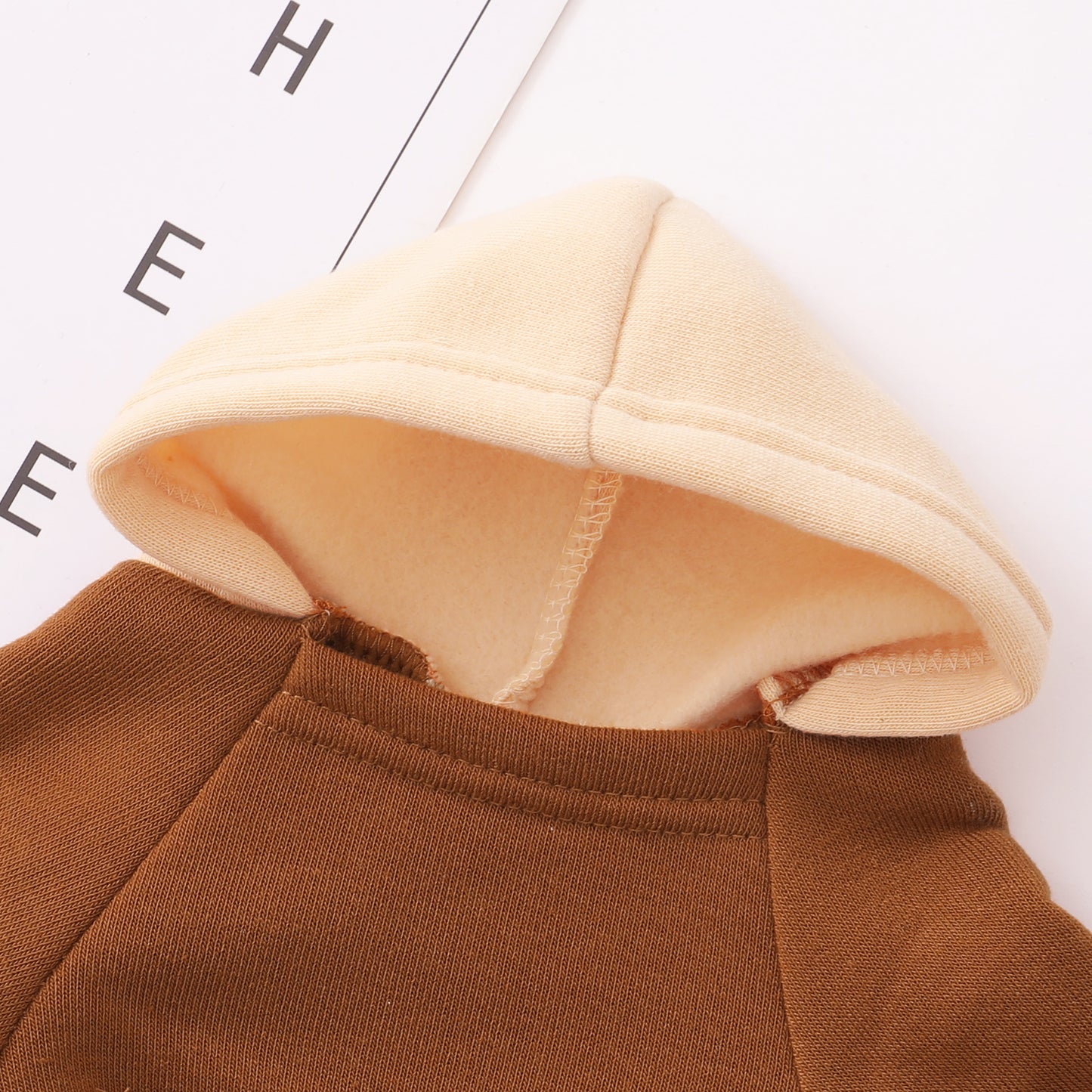 Pet Dog and Cat Clothes Pet Fashion Hoodie with Pockets Brown HA32108006-1