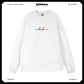 Customized Long Sleeve Round Neckline, cute colorful letters, black, white, pure cotton, matching outfits, whatever design you wantDZ2221