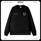 Customized Long Sleeve Round Neckline, cool letters, black, white, pure cotton, matching outfits, whatever design you wantDZ2223