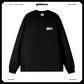 Customized Long Sleeve Round Neckline, Gradient fluid English pattern, black, white, pure cotton, matching outfits, whatever design you wantDZ2229