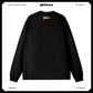Customized Long Sleeve Round Neckline, simple letters, black, white, pure cotton, matching outfits, whatever design you wantDZ2224