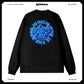 Customized Long Sleeve Round Neckline, three-dimensional circle pattern, black, white, pure cotton, matching outfits, whatever design you wantDZ2227