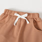 Baby Clothes Baby Outfit Long Sleeve Brown Print Pants 2PCS 232206156