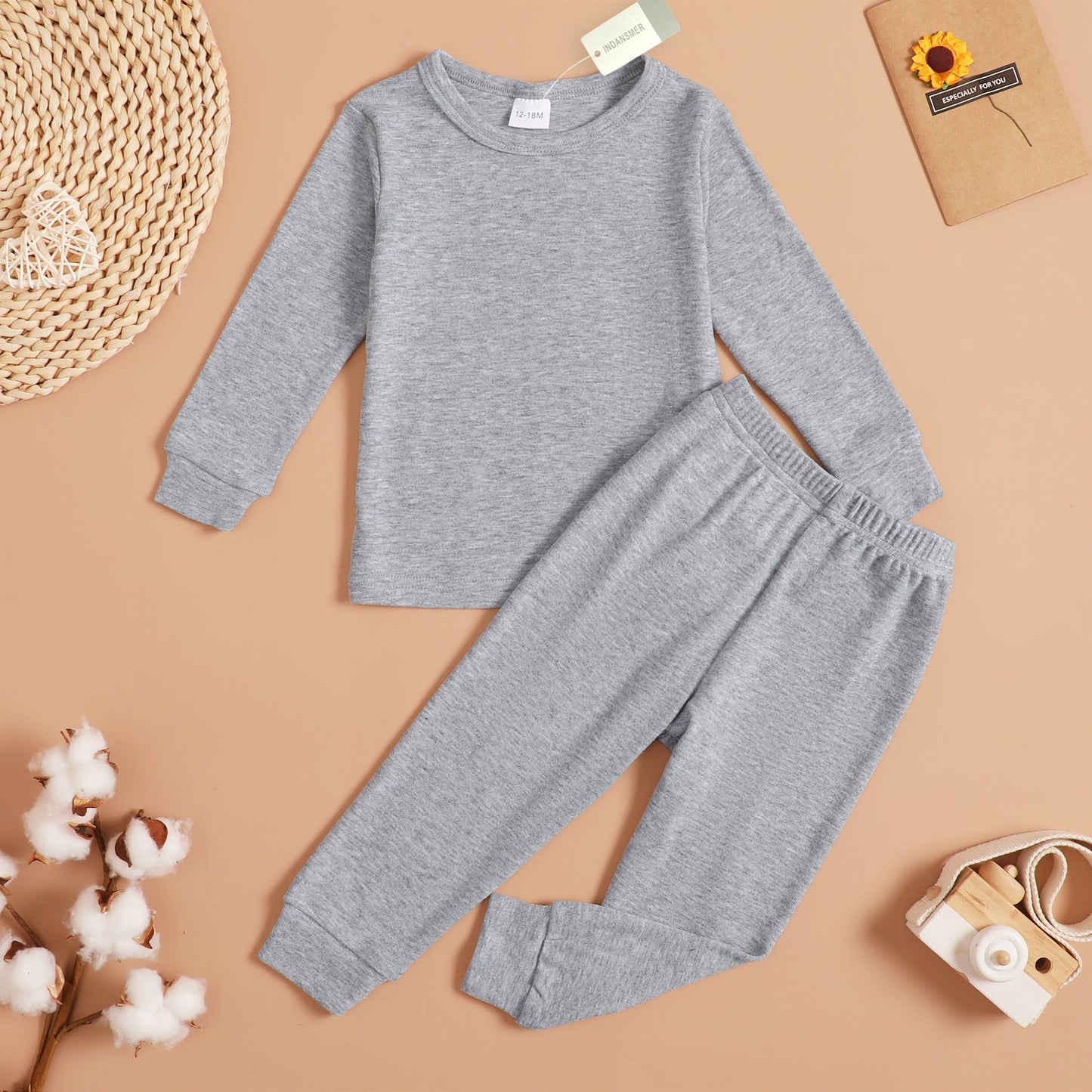 【INDANSMER】Baby Girls Or Baby Girls Various Styles Tracksuit Daliy Outfits