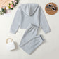 Baby Clothes Baby Outfits Butterfly Print Hoodie Pants 2PCS Black Suit F132205003-1