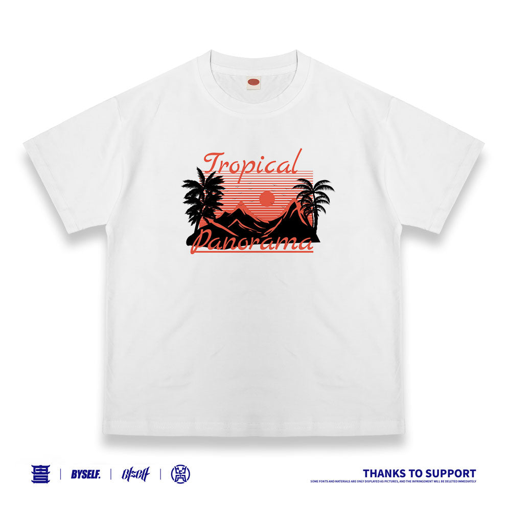 Customized T-shirt Ice Cotton, Matching Outfits, Mountain top sunset pattern, Child and adult sizes, Whatever Design You Want220715