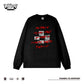 Customized Long Sleeve Round Neckline Face Part, black, white, pure cotton, matching outfits, whatever design you wantDZ2210CX