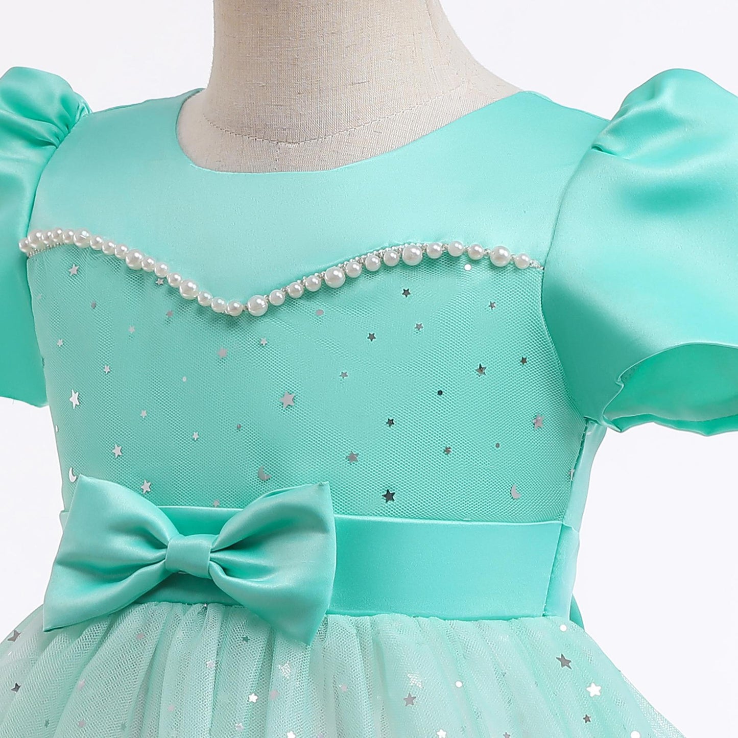 Girls Dress Children's Clothing Summer Children's Princess Dress Mesh Skirt2688