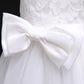 Girls Dress New Short Sleeve Children's Wear Birthday Princess Dress Puff Sleeve Mesh Dress2359