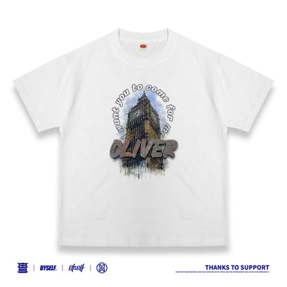 Customized T-shirt Ice Cotton, Matching Outfits, City landmark pattern, Child and adult sizes, Whatever Design You Want220711