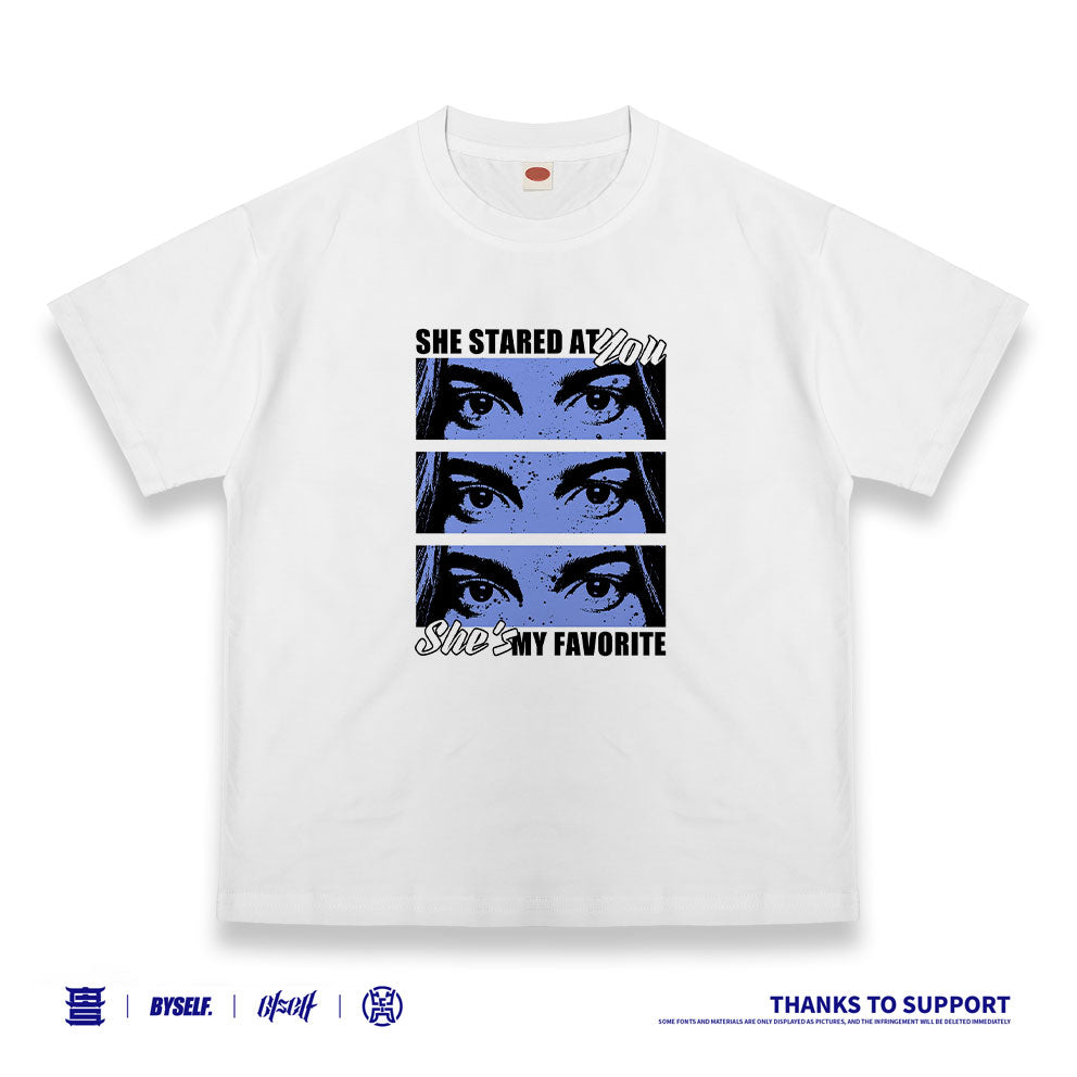 Customized T-shirt Ice Cotton, Matching Outfits, Eye photo pattern, Child and adult sizes, Whatever Design You Want220701