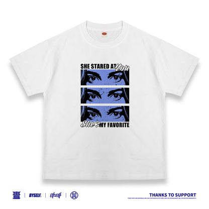 Customized T-shirt Ice Cotton, Matching Outfits, Eye photo pattern, Child and adult sizes, Whatever Design You Want220701