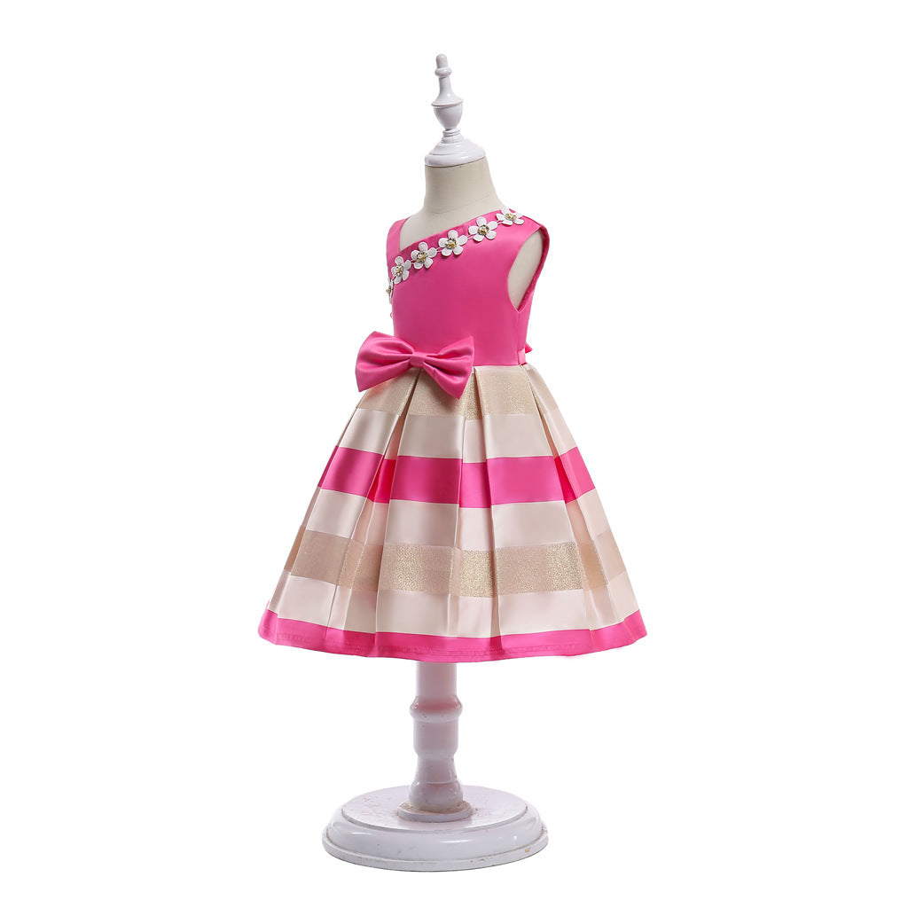 Baby Girl Little Girl Elegant Dress Princess Dress Summer Dress Party Dress Performance Dress2140-1