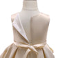 Kid Girls Princess Dress Solid Color Embroidery Sleeveless Round Neck Puffy Dress 1PCS Princess Dress-2948