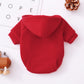 Pet Dog and Cat Clothes Pet Fashion Hoodie with Pockets Red 32108006-3