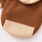 Pet Dog and Cat Clothes Pet Fashion Hoodie with Pockets Brown HA32108006-1