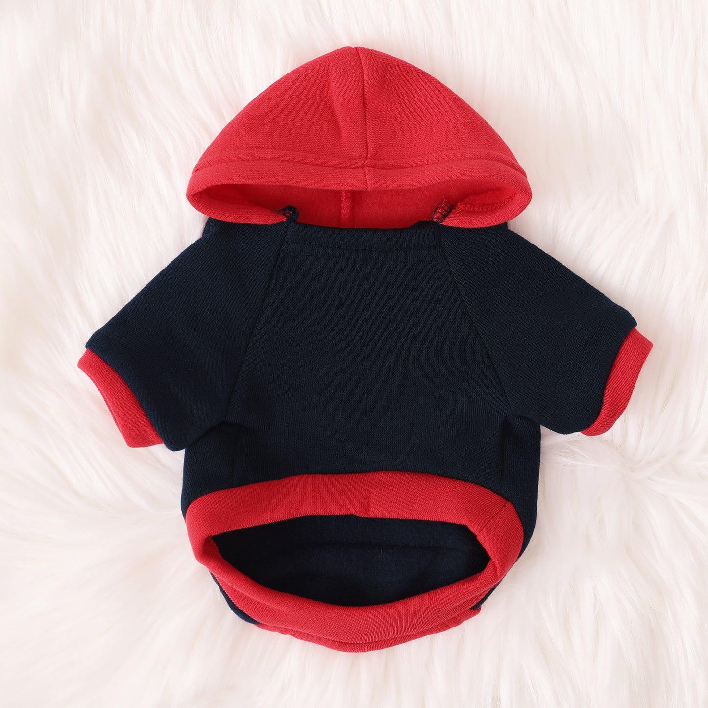 Pet Dog and Cat Clothes Pet Fashion Hoodie with Pockets Dark Blue HA32108006-2