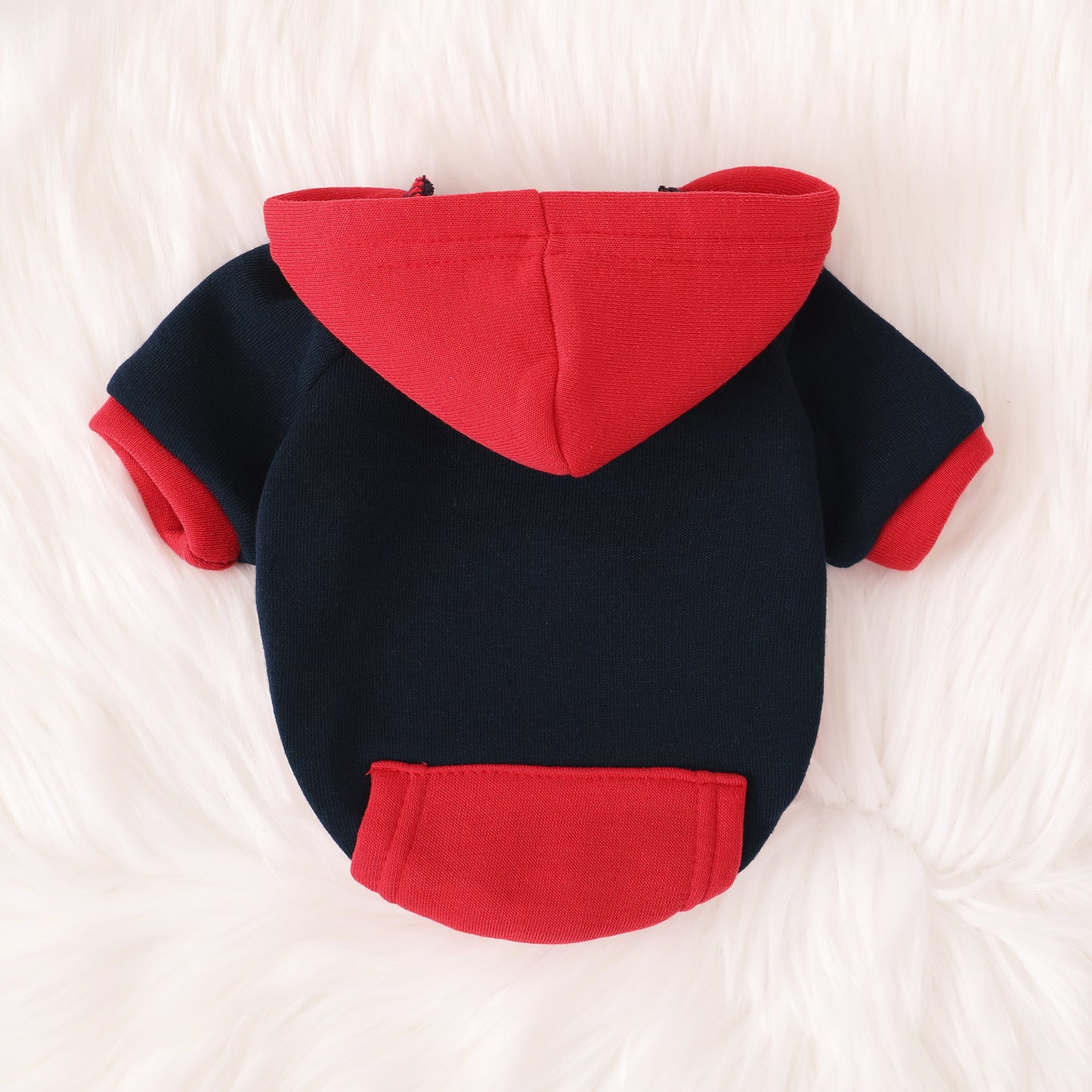 Pet Dog and Cat Clothes Pet Fashion Hoodie with Pockets Dark Blue HA32108006-2