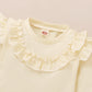 Baby Girls Outfits Long Sleeve Floral Round Neck Top +Elastic Pants 2Pcs Clothes Set YMX2007122
