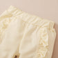 Baby Girls Outfits Long Sleeve Floral Round Neck Top +Elastic Pants 2Pcs Clothes Set YMX2007122