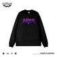 Customized Long Sleeve Round Neckline, fluorescent name, black, white, pure cotton, matching outfits, whatever design you wantDZ2212CX