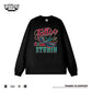 Customized Long Sleeve Round Neckline Top TATTOO, black, white, pure cotton, matching outfits, whatever design you wantDZ2211CX