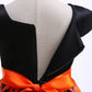 Princess Dress Fashion Pattern Splice Halloween Dress 1PCS Princess Dress Black 8413