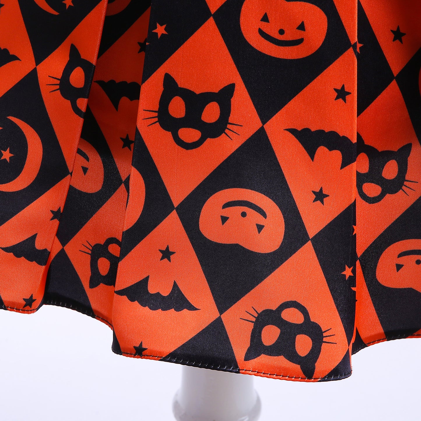 Princess Dress Fashion Pattern Splice Halloween Dress 1PCS Princess Dress Black 8413