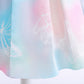 Girls Princess Dress Butterfly Bow Evening Tie-dye Dress One Piece Party Feast Dress ZT-8560