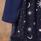 Kids Fashion Princess Dress Girls Star Sequins Long Sleeve Winter Gauze Performance Dress One Piece Party Dress C875
