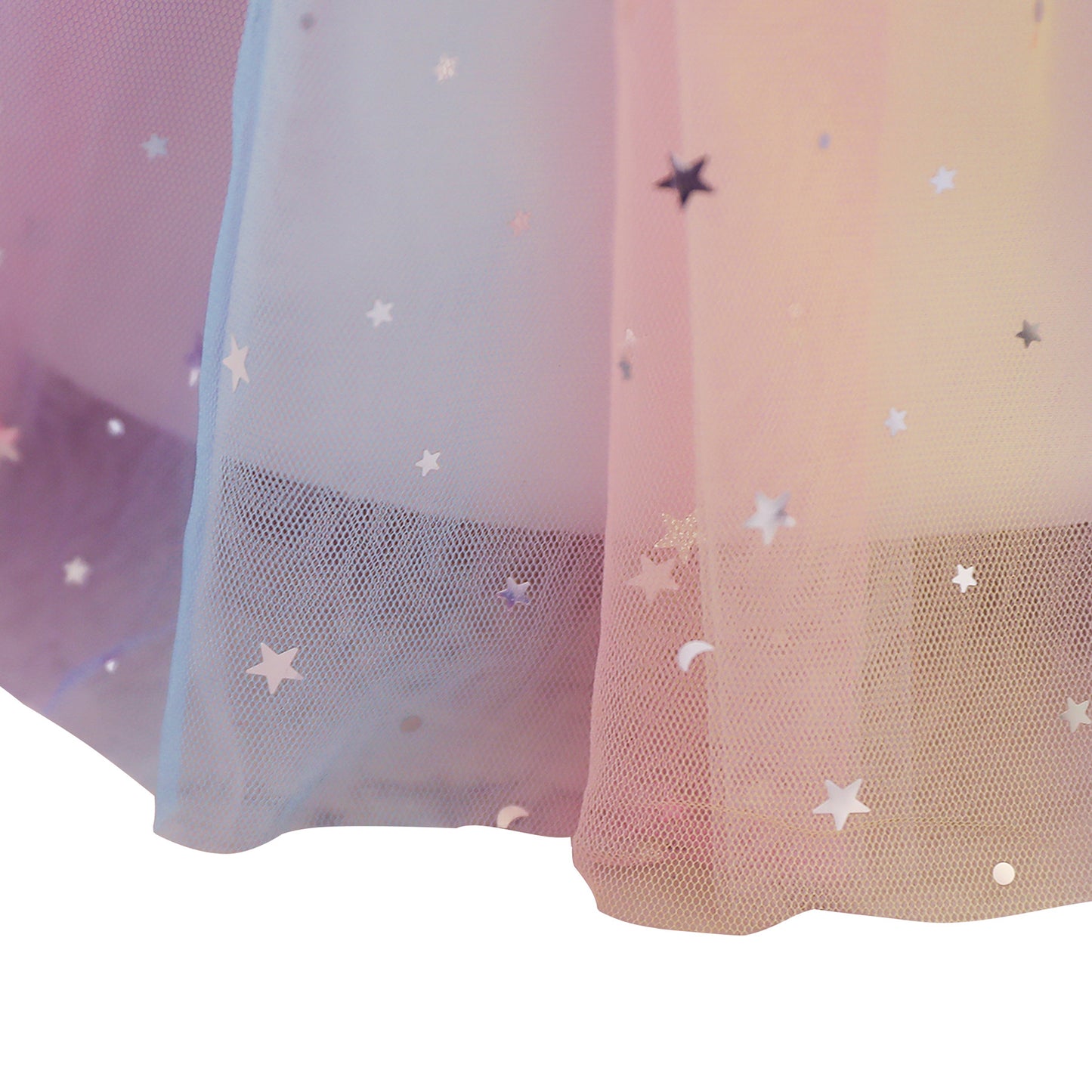KIDS FASHION Girls Princess Dress Unicorn Print Gauze Dress 1PCS Princess Dress ,Pink C863